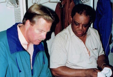 Duffy and Willie Mays