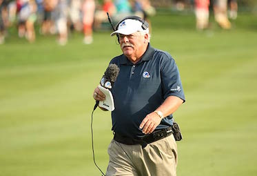 Roger Maltbie at home on the golf course